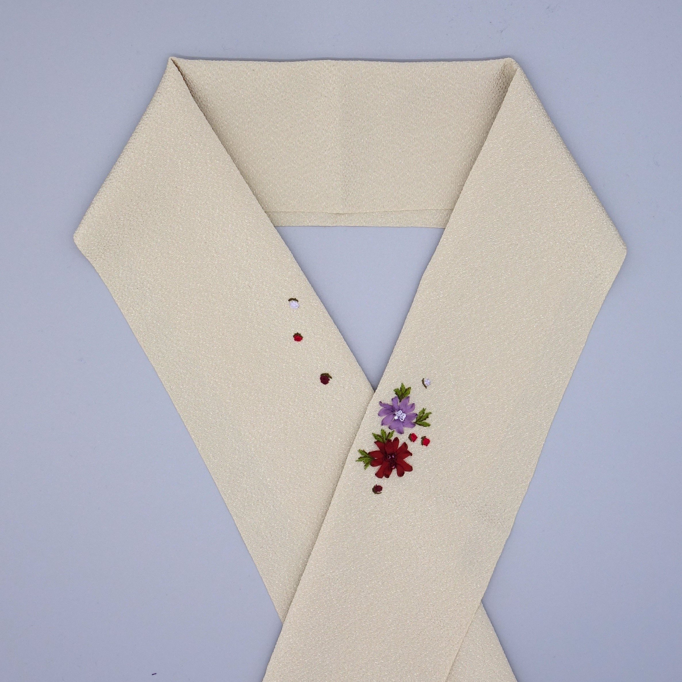 刺繍半衿「花壇」 | 着物ショップKosode
