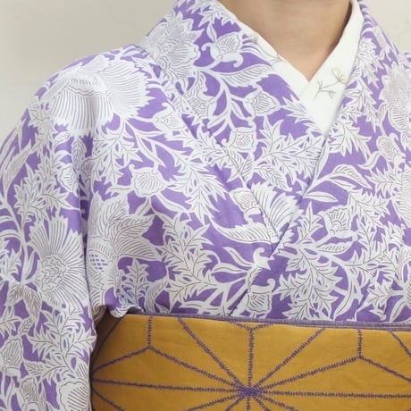 麻きもの「更紗」２色展開