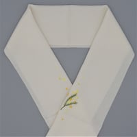 刺繡半衿「ミモザ」