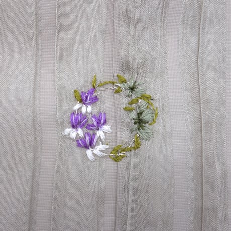 別注：刺繍紋「あけび」（薄羽織用※別注品）