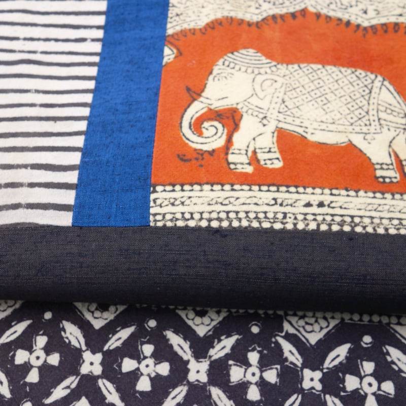 名古屋帯「更紗ハギ/ゾウ」 | 着物ショップKosode 名古屋帯「更紗ハギ/ゾウ」 | 着物ショップKosode