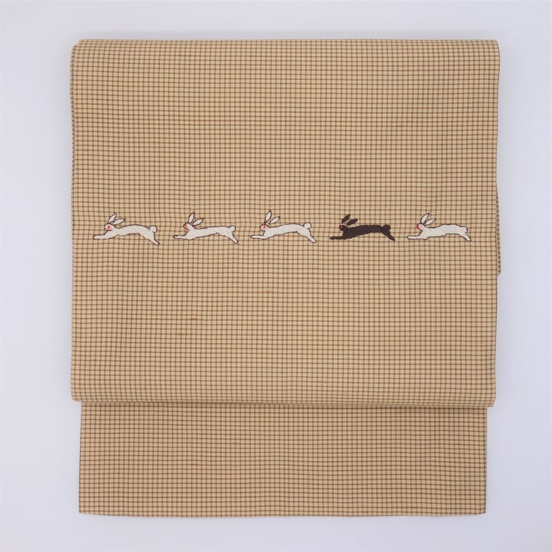 名古屋帯「うさぎ刺繍」 | 着物ショップKosode