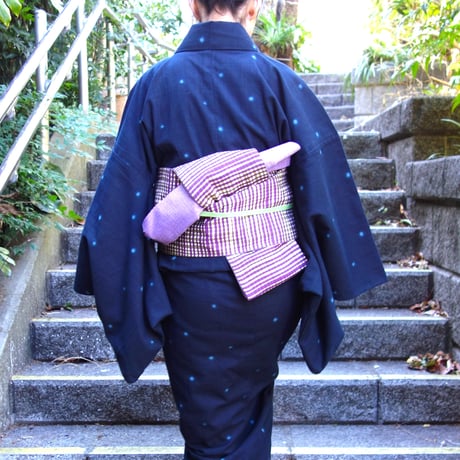 別注・ご自分サイズ／綿着物「ホタル染め」