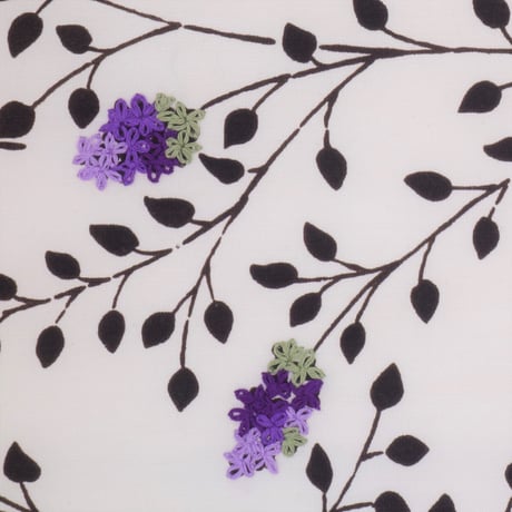 半巾帯「リラ刺繍」