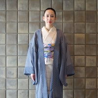 薄羽織「シフォンドット／グレー」