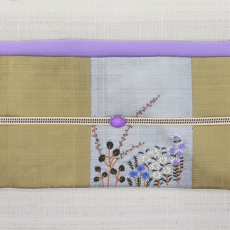 名古屋帯「金銀ハギ刺繍」