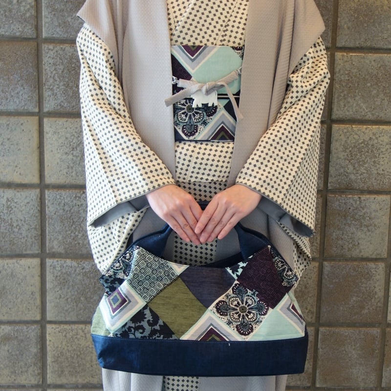 ハナハナ】和装バッグ kosode クラッシュバッグ ハナハナ様専用
