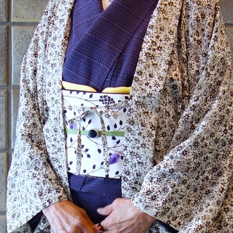 名古屋帯「リラ刺繍」