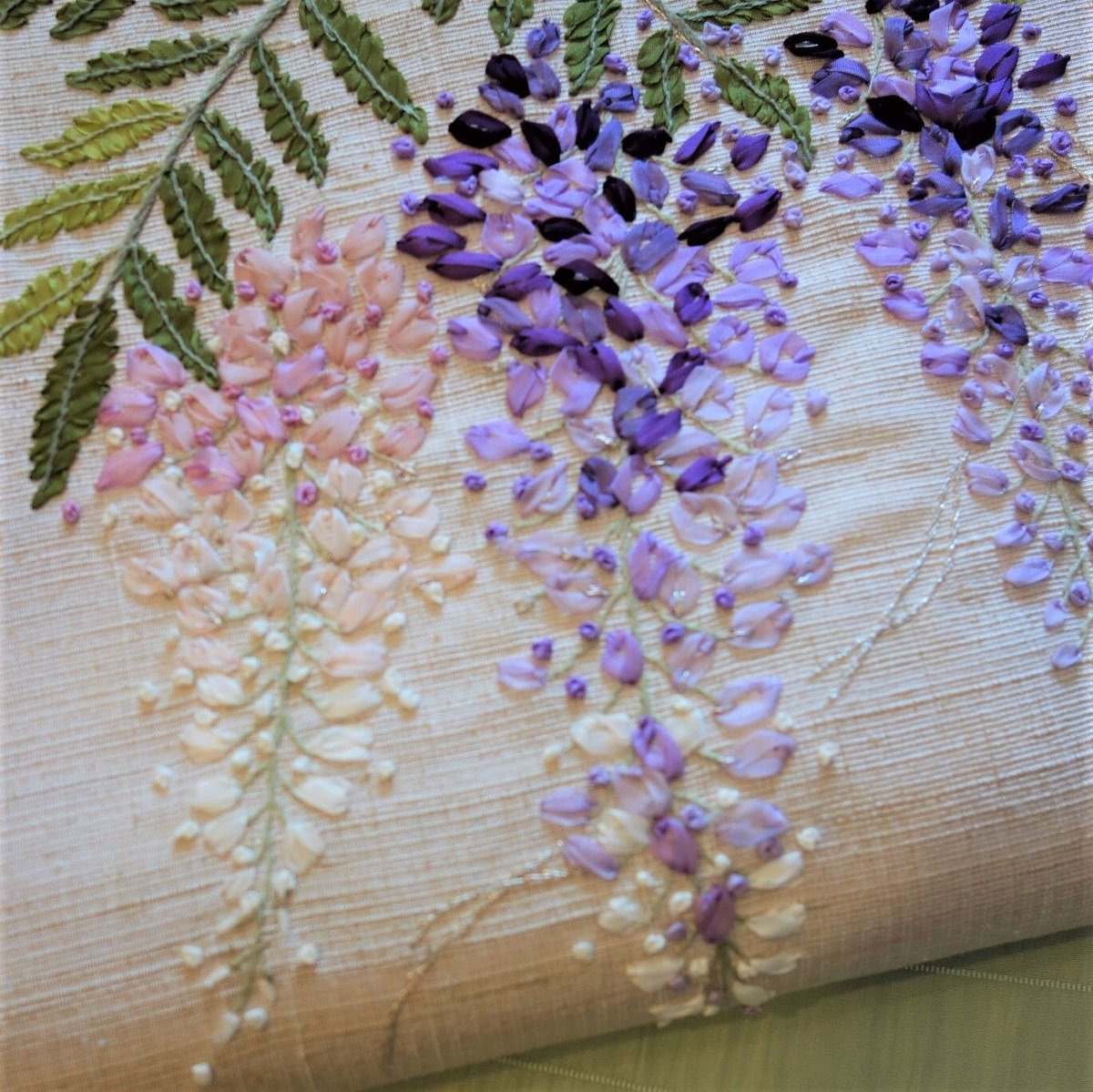 作り帯 二部式 藤の花 名古屋帯「藤」(別注品) | 着物ショップ