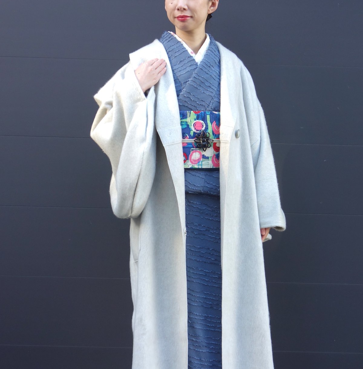 荒川株式会社古今レディース着物コートアルパカ入り 荒川株式