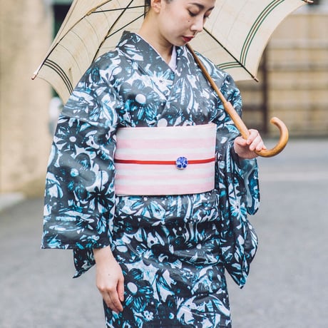 麻きもの「花影絵」