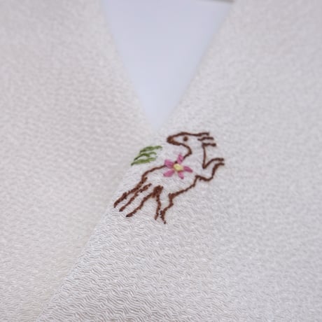 刺繍半衿「馬」