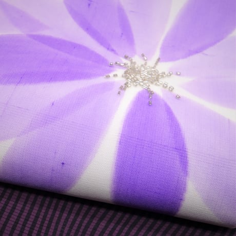 夏なごや帯「紫花」