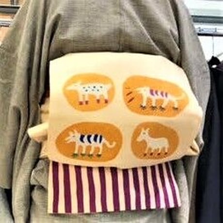 名古屋帯「ナガアニマルズ」