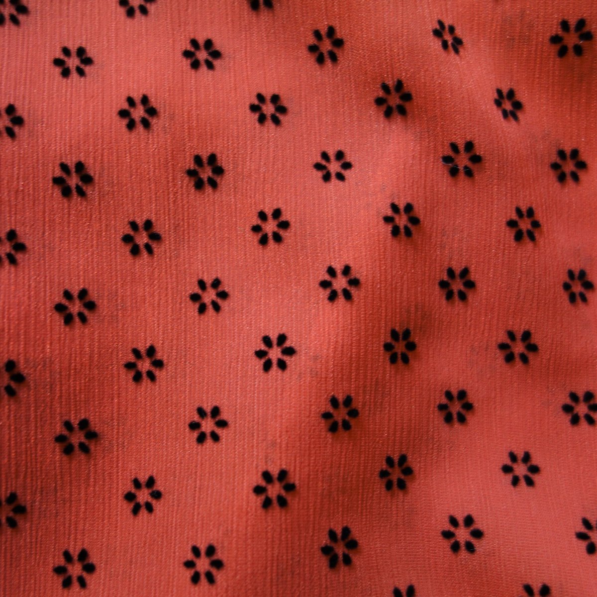 オレンジの花柄羽織り Prices down2】【中古品】羽織 「オレンジ 花」 正絹 総絞り