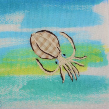 麻八寸なごや帯「南の海」