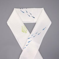 夏半衿「メダカ」／型染