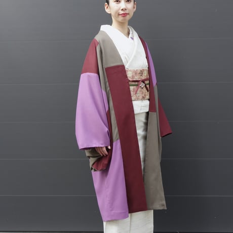袷羽織「パッチワーク」