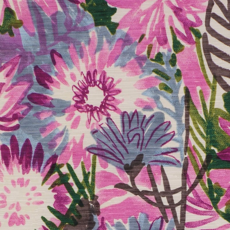 半巾帯「花壇／ピンク」 | 着物ショップKosode