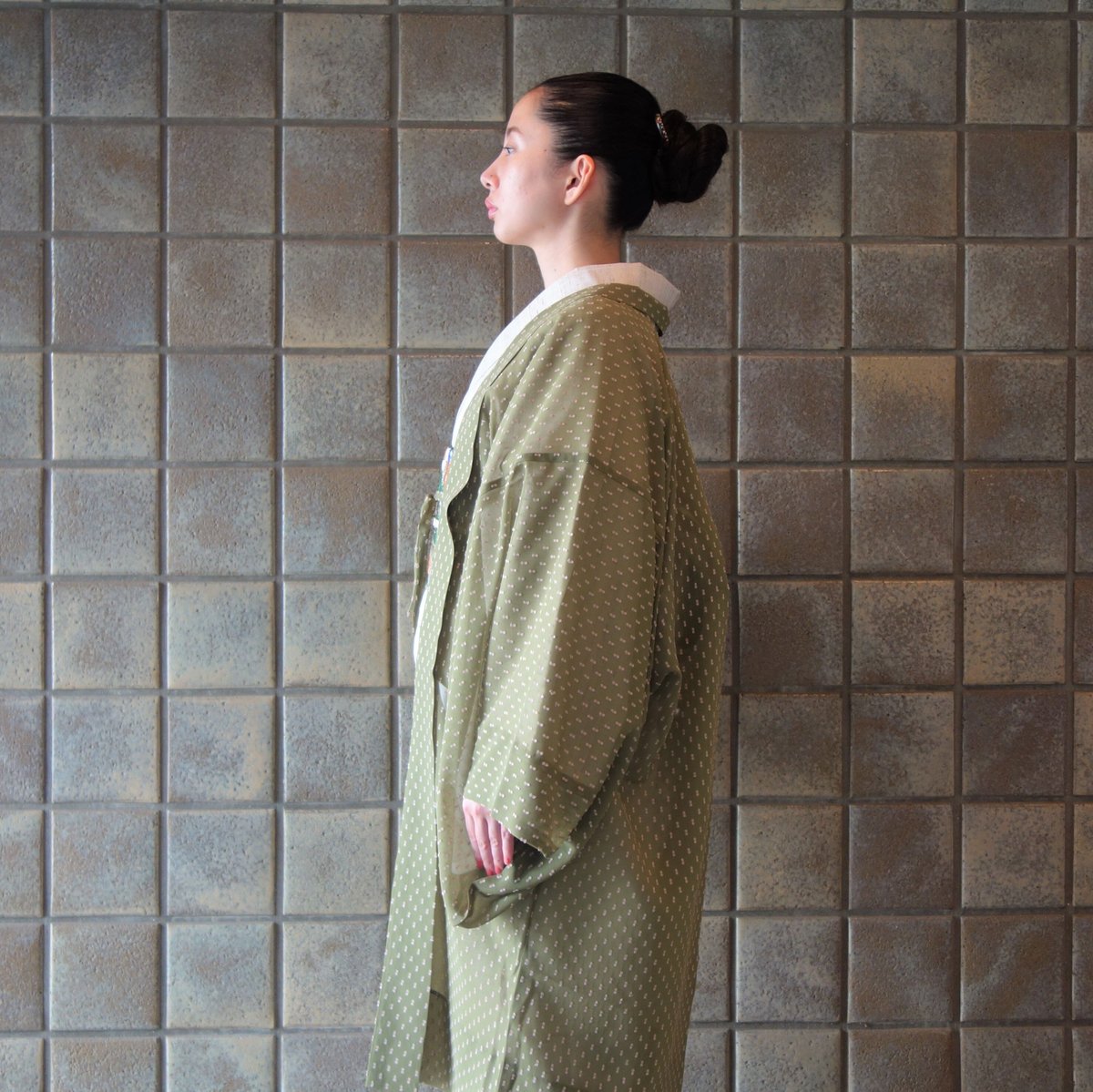 薄羽織「シフォンドット/カーキ」 | 着物ショップKosode 薄羽織「シフォンドット/カーキ」 | 着物ショップKosode