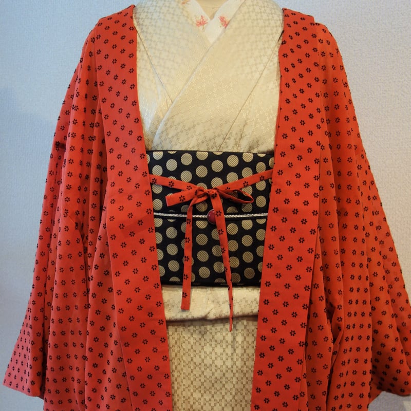 薄羽織「小花柄/赤」 | 着物ショップKosode 薄羽織「小花柄/赤」 | 着物ショップKosode