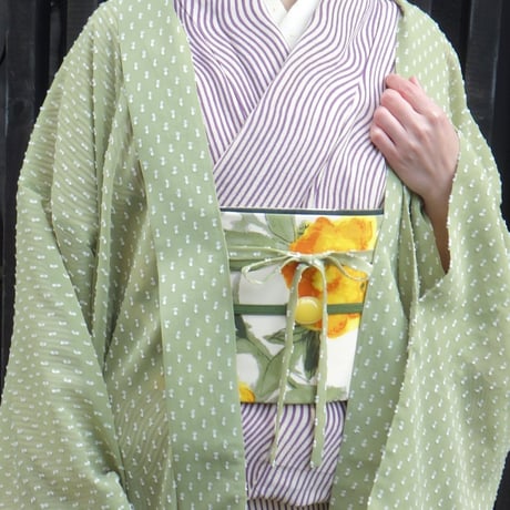 半巾帯「イエローフラワー」