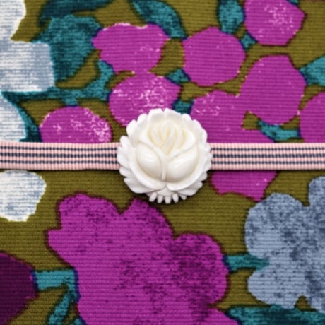 帯留「薔薇」