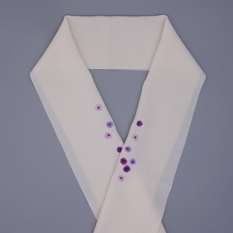 刺繍半衿「小花」