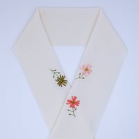 刺繍半衿「ハナミズキ」