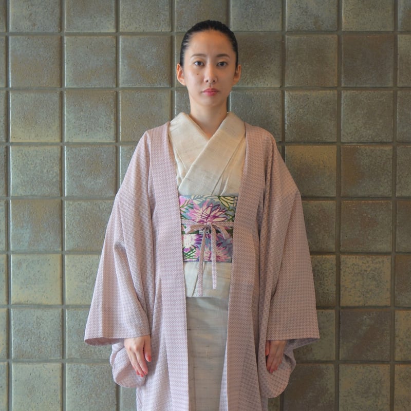 薄羽織「ミジンドット／ピンク」 | 着物ショップKosode