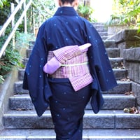 綿着物「ホタル染め」