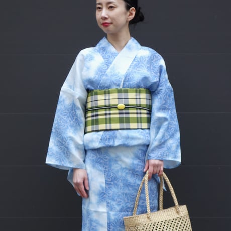 夏きもの「ブルーフォグ」「イエローフォグ」