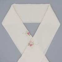 刺繍半衿「バラ」