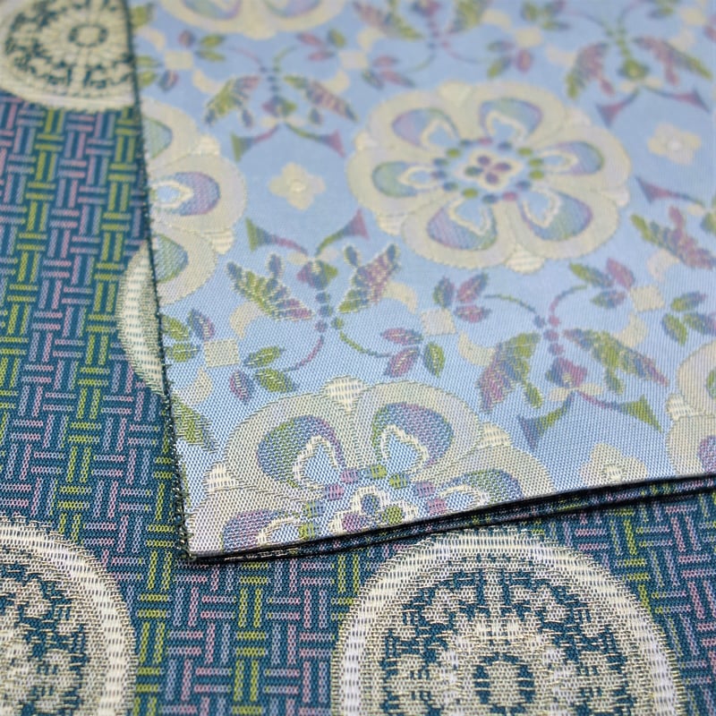 西陣織半巾帯「糸屋輪宝×花鳥梅花紋」 | 着物ショップKosode