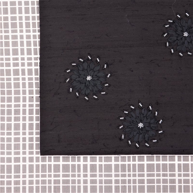 名古屋帯「黒地黒花刺繍」 | 着物ショップKosode 名古屋帯「黒地黒花刺繍」 | 着物ショップKosode