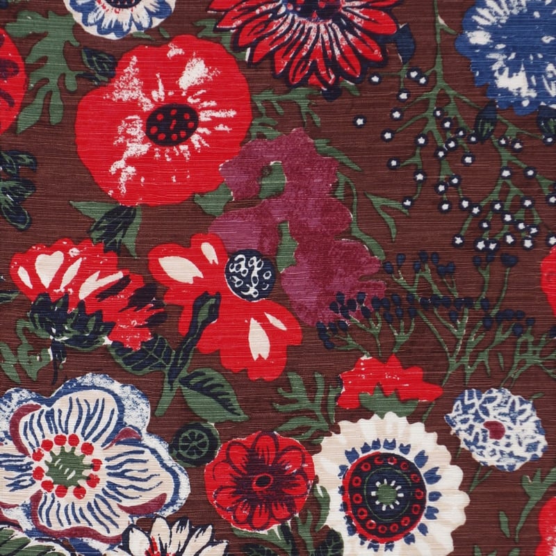 半巾帯「赤色更紗」 | 着物ショップKosode 半巾帯「赤色更紗」 | 着物ショップKosode