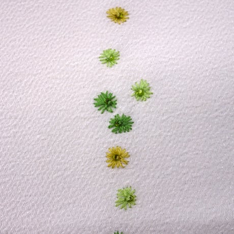 刺繍半衿「小花」