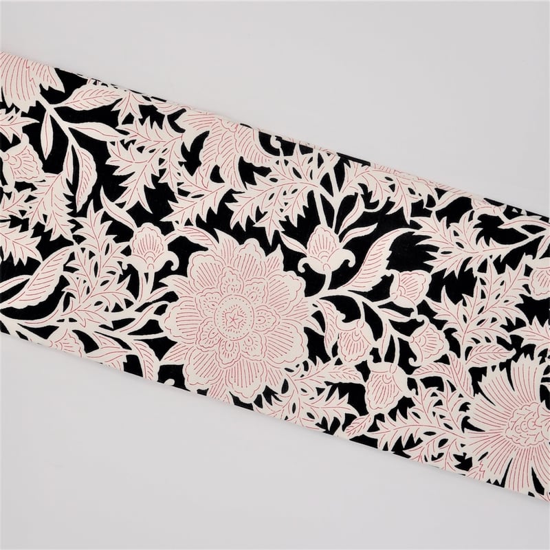 名古屋帯「黒地更紗」 | 着物ショップKosode