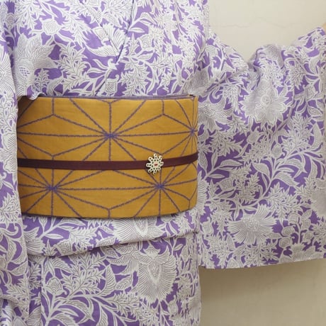 麻きもの「更紗」２色展開
