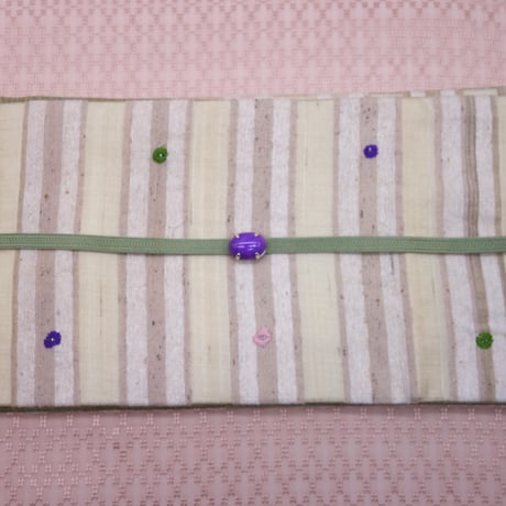 半巾帯「生成ドット刺繍」