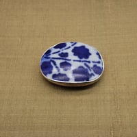 帯留「陶片／楕円」
