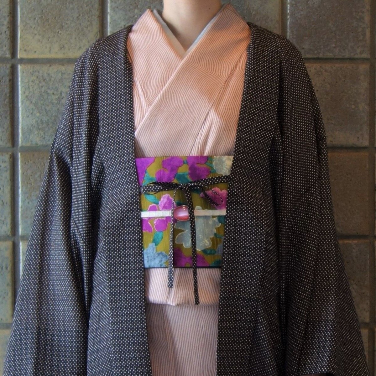 kosode 半幅帯　花の森　ピンク 半巾帯「花の森／ピンク」 | 着物ショップKosode