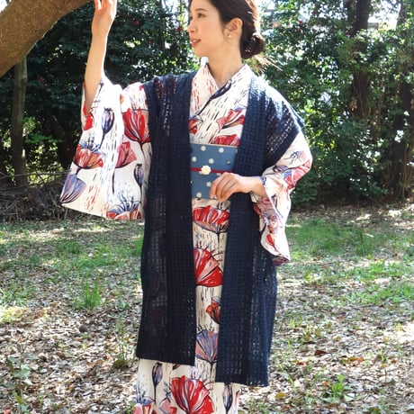 麻着物「蓮の花」