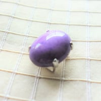 帯留「セラミック／紫」