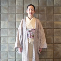 薄羽織「ラッセルレース／ベージュ」