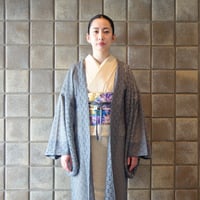 薄羽織「ラッセルレース／グレー」