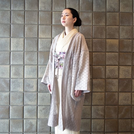 薄羽織「ラッセルレース／ベージュ」