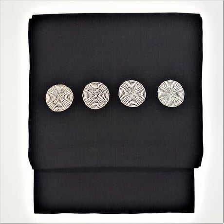 名古屋帯「ビーズ刺繍」