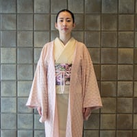 薄羽織「ラッセルレース／ピンク」