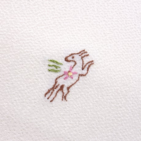 刺繍半衿「馬」
